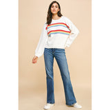 Taylor Rainbow Stripe PINCH Sweater