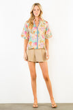 THML Jordan Loose Fit Print Top