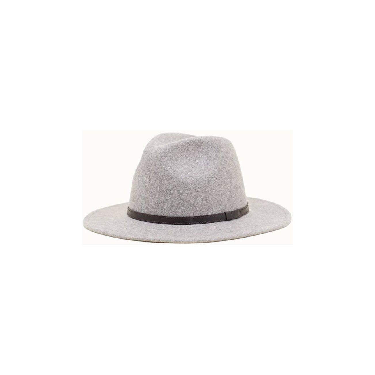 Olive & Pique Grey Barry Felt Panama Hat Adjustable 100% Wool s-l1200.jpg main image 2