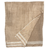 Chloe & Lex - Linen Scarf with Fresh Stripes