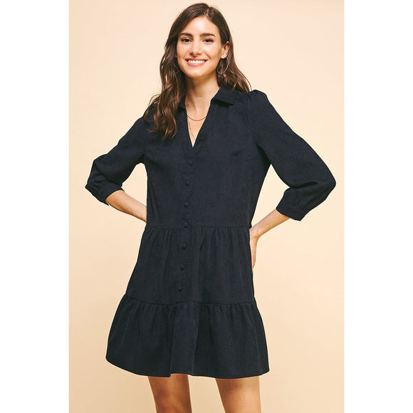 Marjorie Button Down Mini PINCH Dress