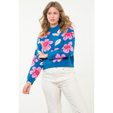 Robin Flower Knit THML Sweater