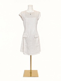 THML Paulina Suede Short Dress with Front Pockets