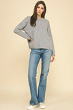 Mariah Soft Yarn Knit PINCH Sweater