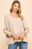 Margaret Soft V Neck Knit PINCH Sweater