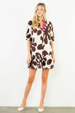 THML Briana Geometric Pattern Short Dress