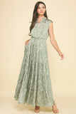 Emily Print Tiered Maxi PINCH Dress