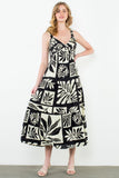 Olivia Print Maxi THML Dress