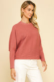 Katrina Dolman Sleeves PINCH Sweater Top