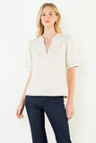 THML Alyssa Soft Suede Top