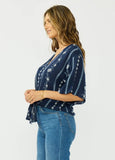 Lovestitch Frankie Front Tie Wide Sleeve Top