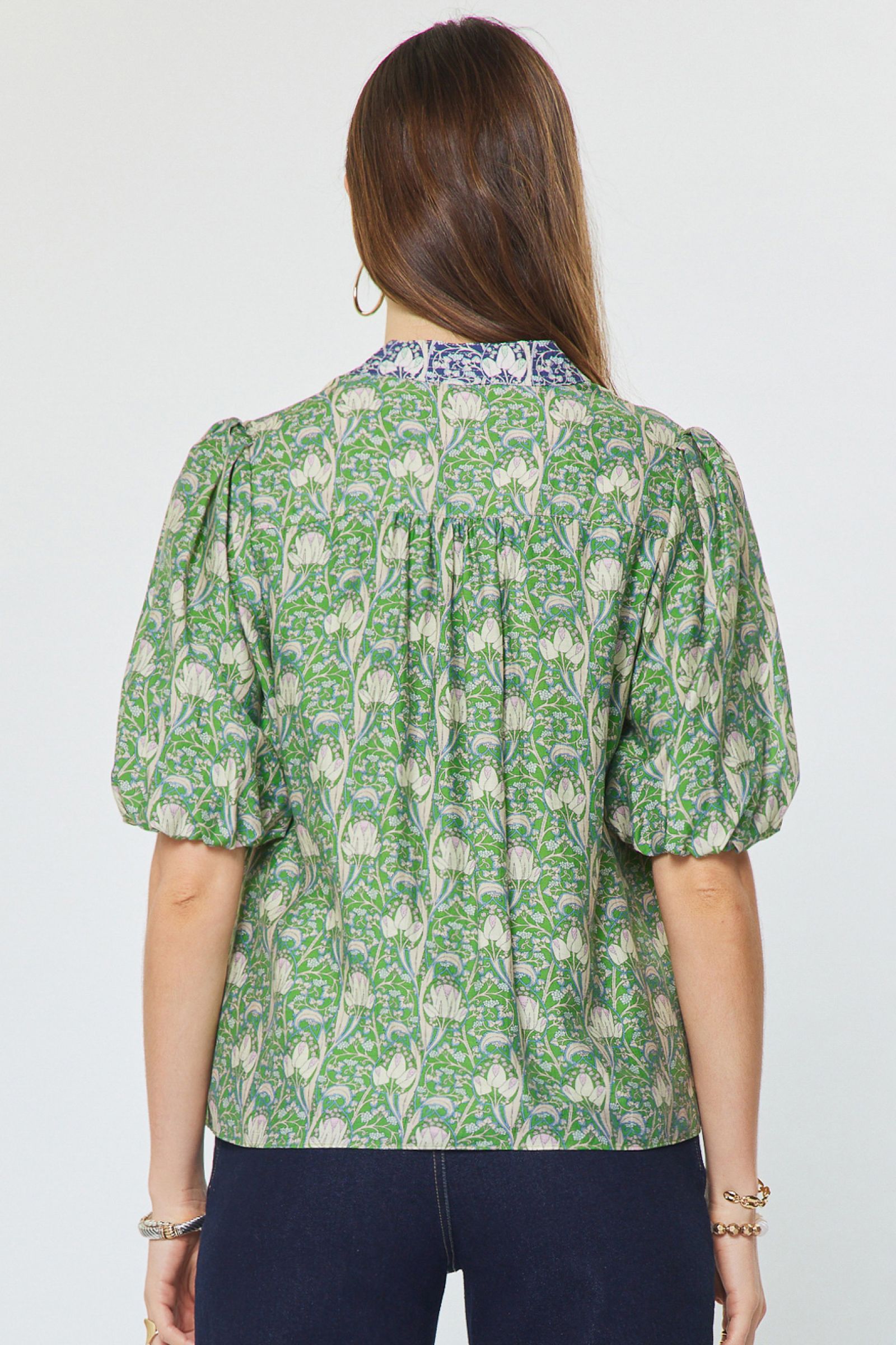 Cleo Puff Short Sleeve Current Air Blouse – Fig Tree Jewelry
