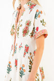 THML Sabrina Short Sleeve Floral Pattern Dress