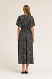 Elliana Unbalanced Skirt Floral Print Maxi Grade and Gather Dress