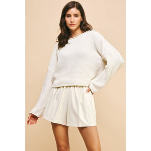 Brya Roll Edge Pullover PINCH Sweater