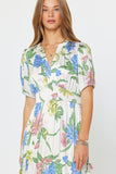 Willa Floral Print Midi Current Air Dress