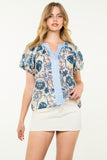 Jessabelle Floral Print THML Top