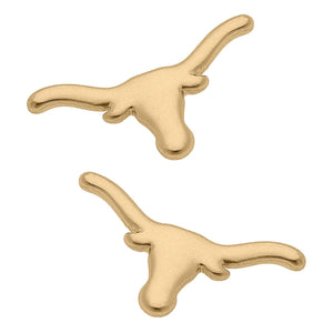 Kathryn Texas Longhorns Stud Earrings