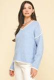 Misty V Neck Pullover PINCH Sweater