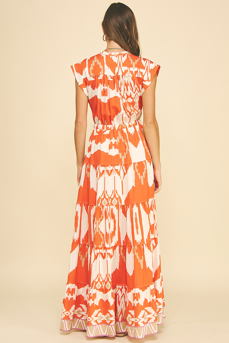 mini floral dress for women Alina Floral Tie Back Mini Dress