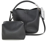 Erica Black Tote BC Bag with Scarf