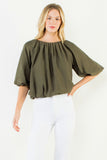 THML Elise Short Sleeve Loose Top