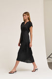 Holly Grade and Gather Black Midi Dress