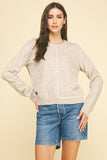 Hilary Stitch Detailed Knit PINCH Sweater