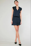 Sadie Pleated Mini Current Air Dress