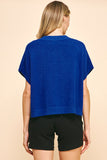 Helena Dropped Shoulder PINCH Sweater Top