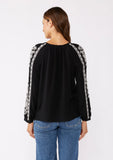 Lovestitch Lana Embroidered Long Sleeve Top