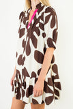 THML Briana Geometric Pattern Short Dress