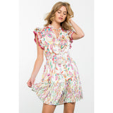 Remi Floral Paisley Print THML Dress