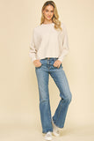 Sloane Dolman Sleeves PINCH Sweater Top