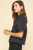 PINCH Beatrix Bubble Sleeve Blouse Top