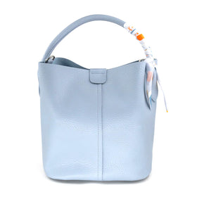 Erica Blue Tote BC Bag with Scarf