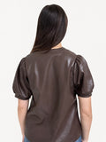 THML Natasha Soft Leather Top