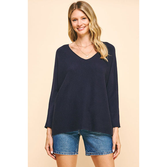 Emily Soft V Neck Knit PINCH Sweater