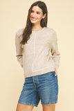 Hilary Stitch Detailed Knit PINCH Sweater