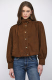 Karla High Stand Collar Bomber FATE Jacket