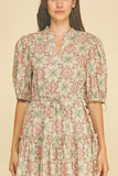 PINCH Robin Floral Print Mini Dress