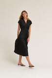 Holly Grade and Gather Black Midi Dress