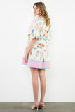 Felicity Puff Sleeve Floral THML Dress