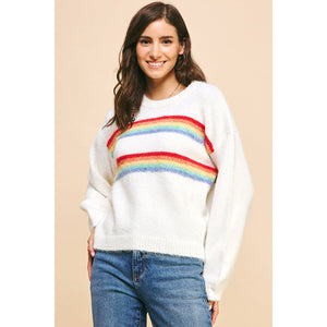 Taylor Rainbow Stripe PINCH Sweater