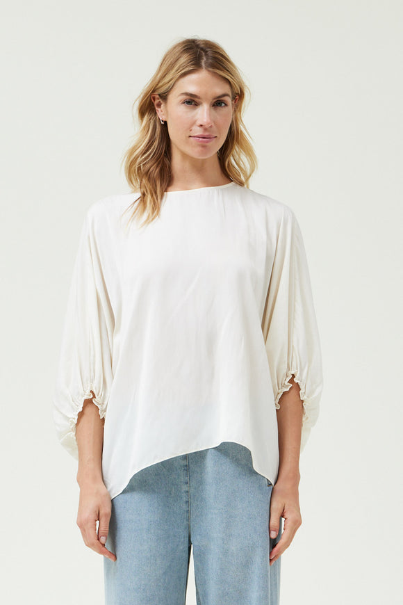 Nathaly Loose Sleeves Grade and Gather Blouse