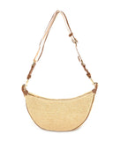 Diana Half Moon Straw BC Bag