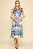 Taytum Printed Tiered Midi PINCH Dress