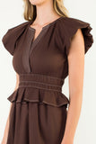 Gwen Short Sleeve V-Neck THML Dress