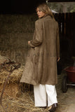 Elena Suede Skies are Blue Duster Jacket