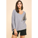 Isabelle Soft V Neck Knit PINCH Sweater